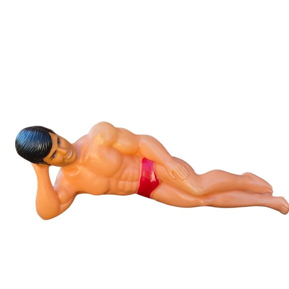 Vintage Hunky Macho Man Cake Topper Birthday Bachelorette Party Bakery Crafts - Picture 16 of 16